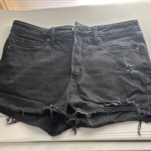 Old Navy Black Denim Shorts